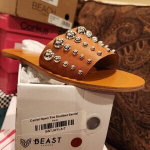 Studded Slip-on Sandals